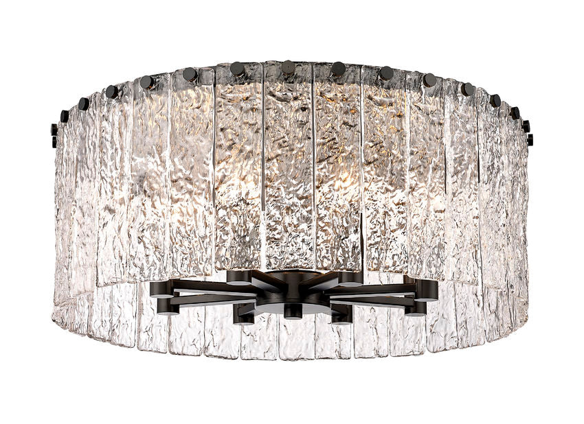 Glacier 20.75-in Flush mount