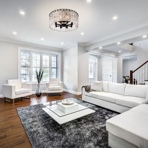 Glacier 20.75-in Flush mount