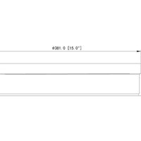 Anders 15-in Flush mount