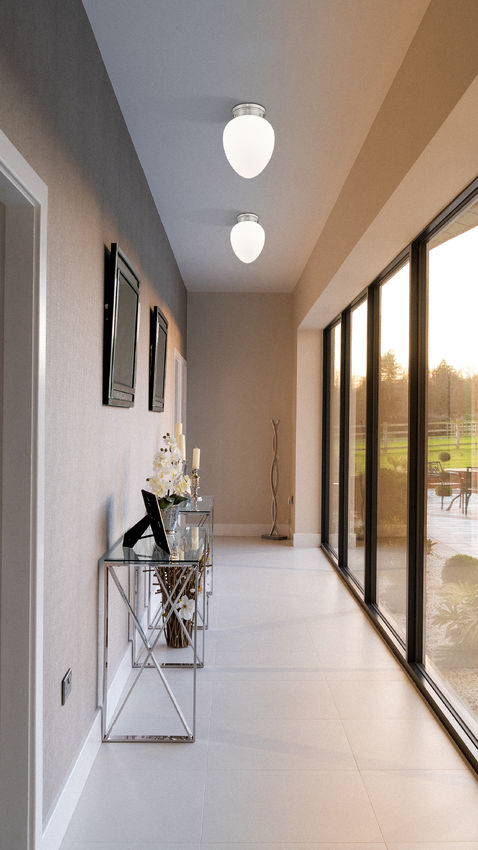 Gideon 10-in Flush mount