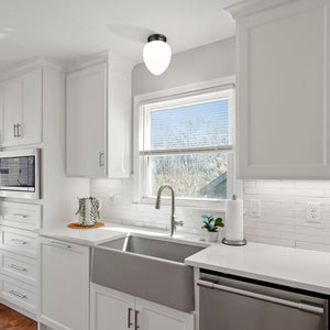 Gideon 10-in Flush mount