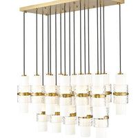 Cayden 42-in Linear Chandelier