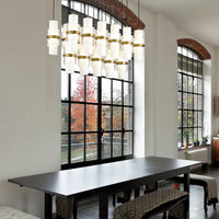 Cayden 42-in Linear Chandelier