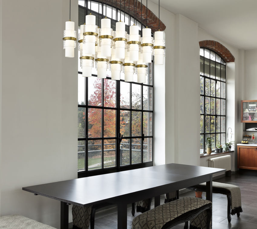 Cayden 42-in Linear Chandelier