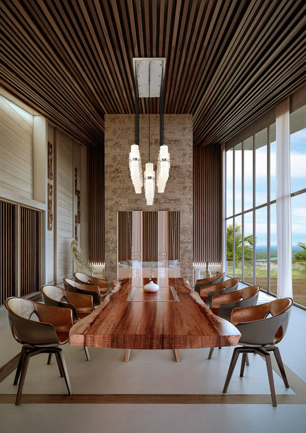 Cayden 54-in Linear Chandelier
