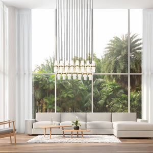 Cayden 54-in Linear Chandelier