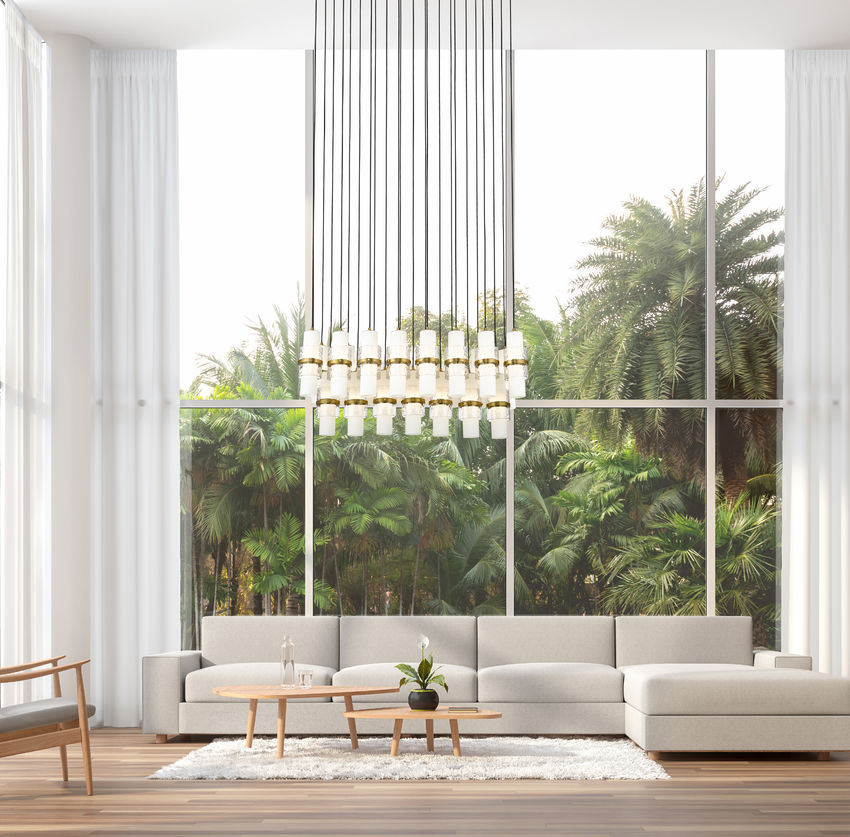 Cayden 54-in Linear Chandelier