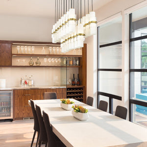 Cayden 54-in Linear Chandelier