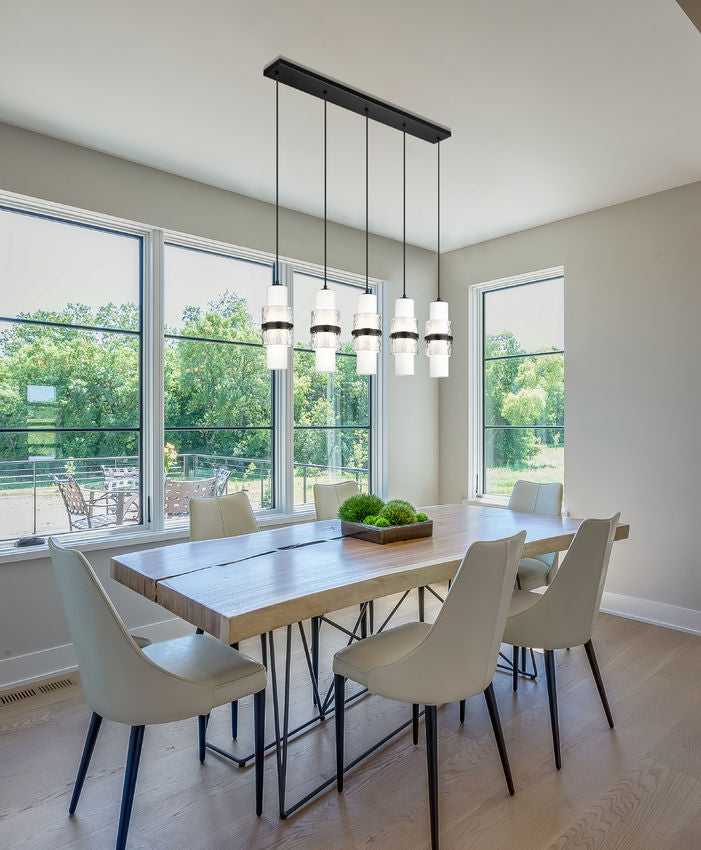 Cayden 42-in Linear Chandelier