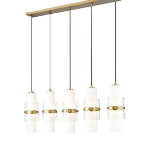 Cayden 42-in Linear Chandelier