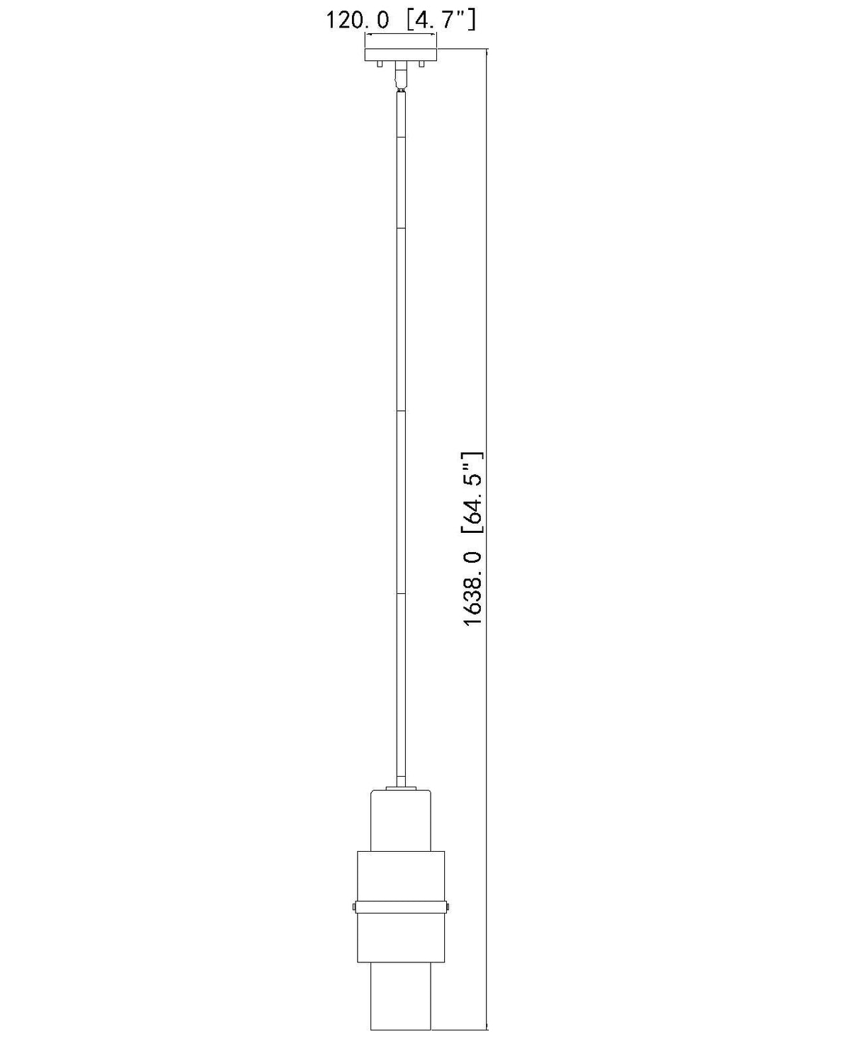 Cayden 6.5-in Pendant