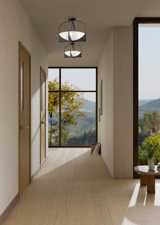 Devon 18-in Semi-flush