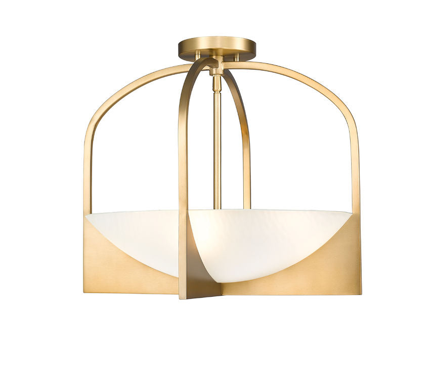 Devon 18-in Semi-flush