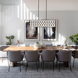 Harden 43-in Linear Chandelier