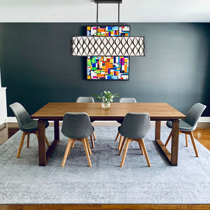Harden 43-in Linear Chandelier