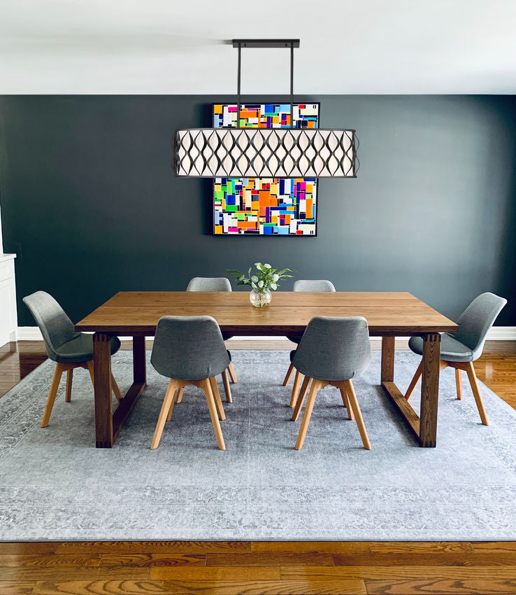 Harden 43-in Linear Chandelier
