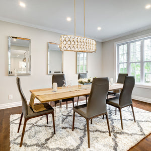 Harden 43-in Linear Chandelier