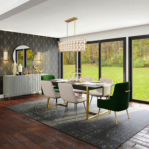 Harden 43-in Linear Chandelier