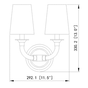 Katerina 11.5-in Wall Sconce