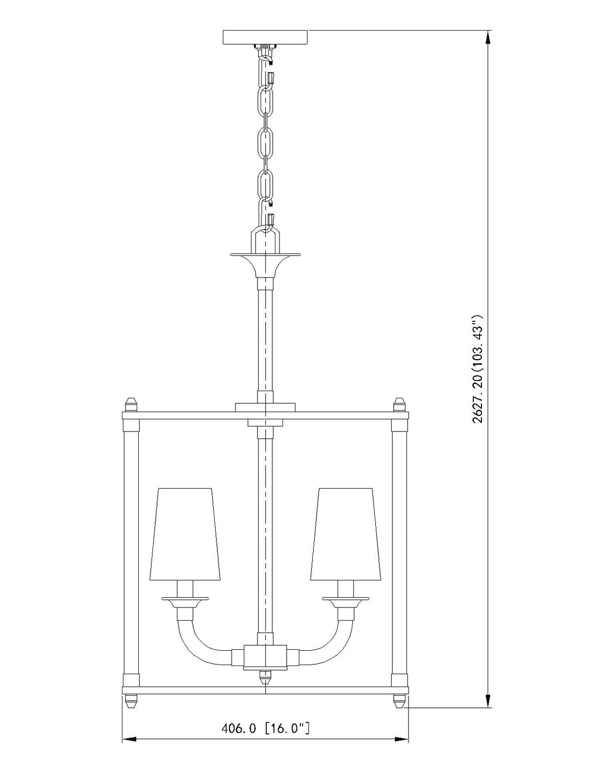 Katerina 16-in Chandelier