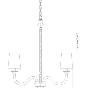 Katerina 24-in Chandelier