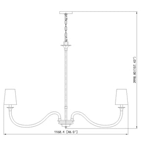 Katerina 46-in Chandelier