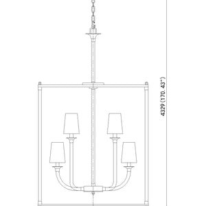 Katerina 28-in Chandelier