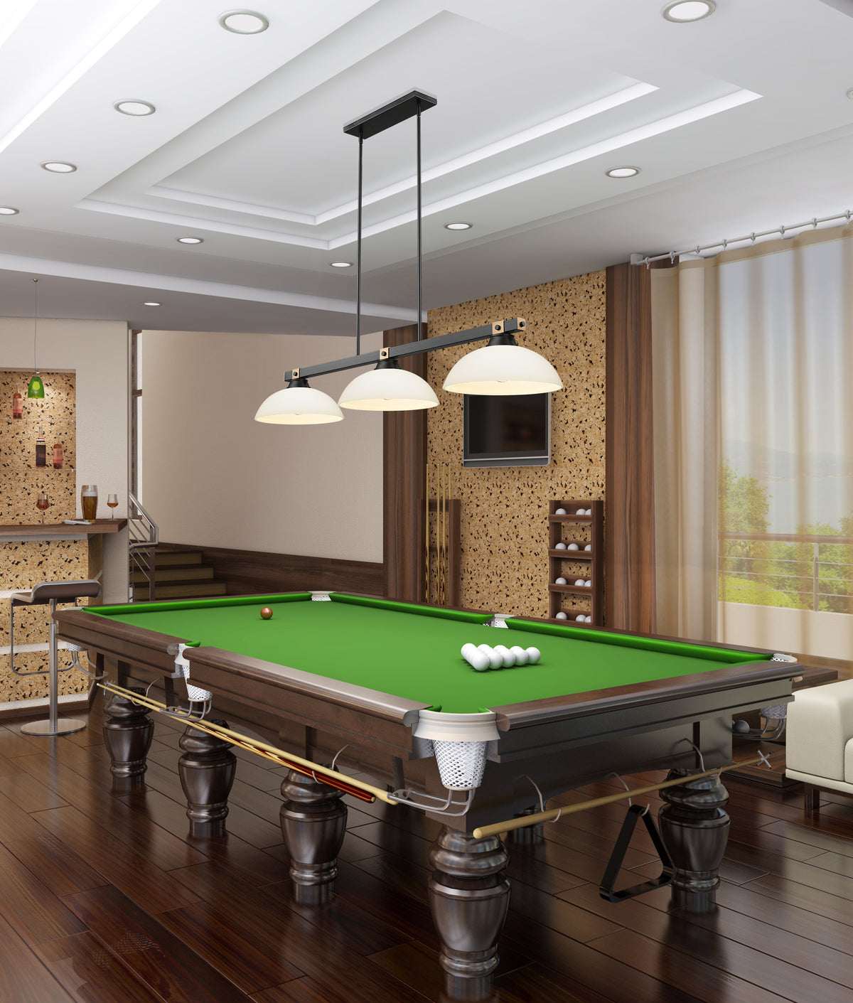 Bronte 3 Light Billiard