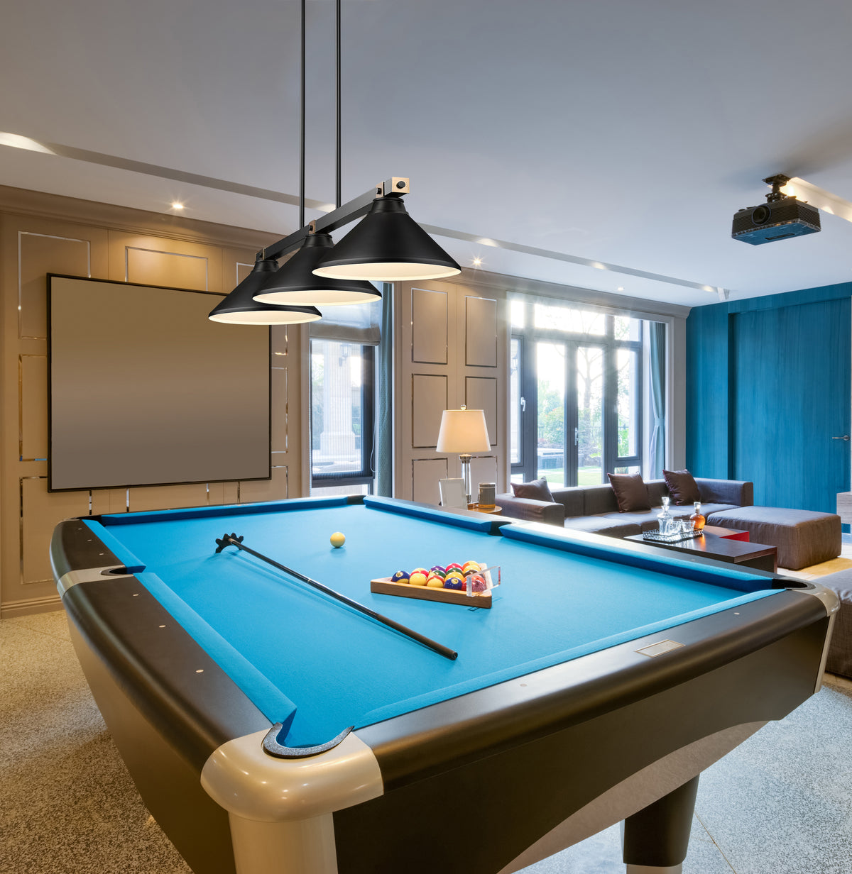 Bronte 3 Light Billiard