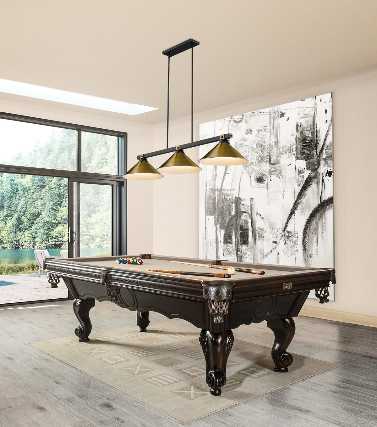 Bronte 3 Light Billiard