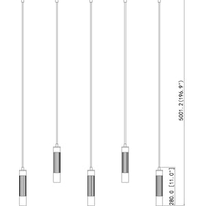 Stari 42-in Linear Pendant
