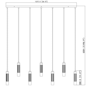 Stari 54-in Linear Pendant