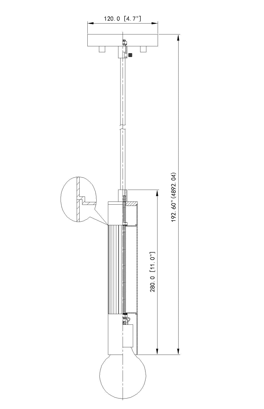 Stari 4.75-in Pendant