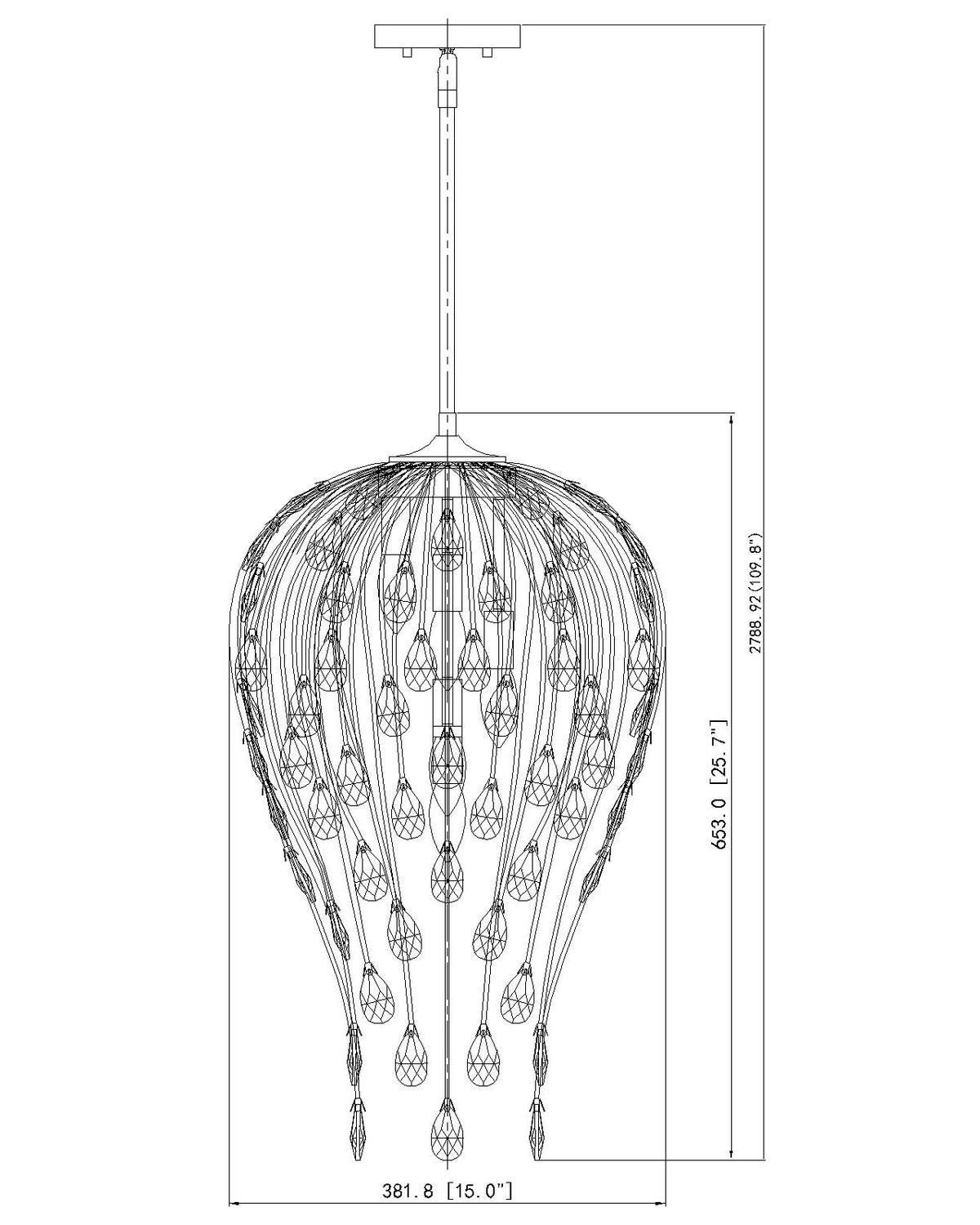 Gabriella 15-in Pendant
