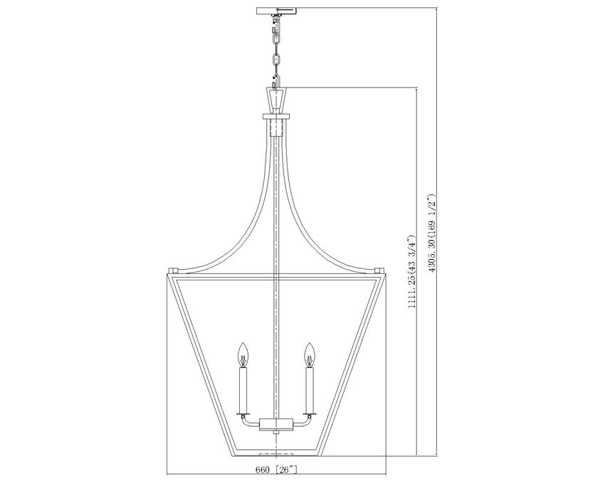 Montalcino 26-in Chandelier