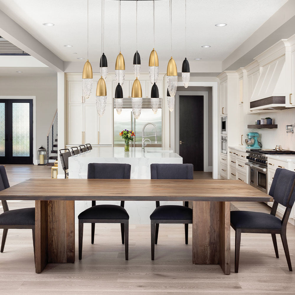 Ecrou 12-Light 44" Linear Chandelier