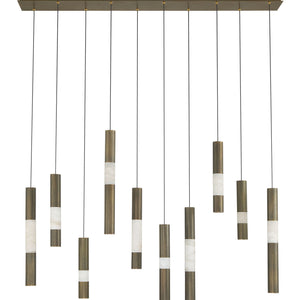 Ronda 10-Light 50" Integrated LED Linear Chandelier