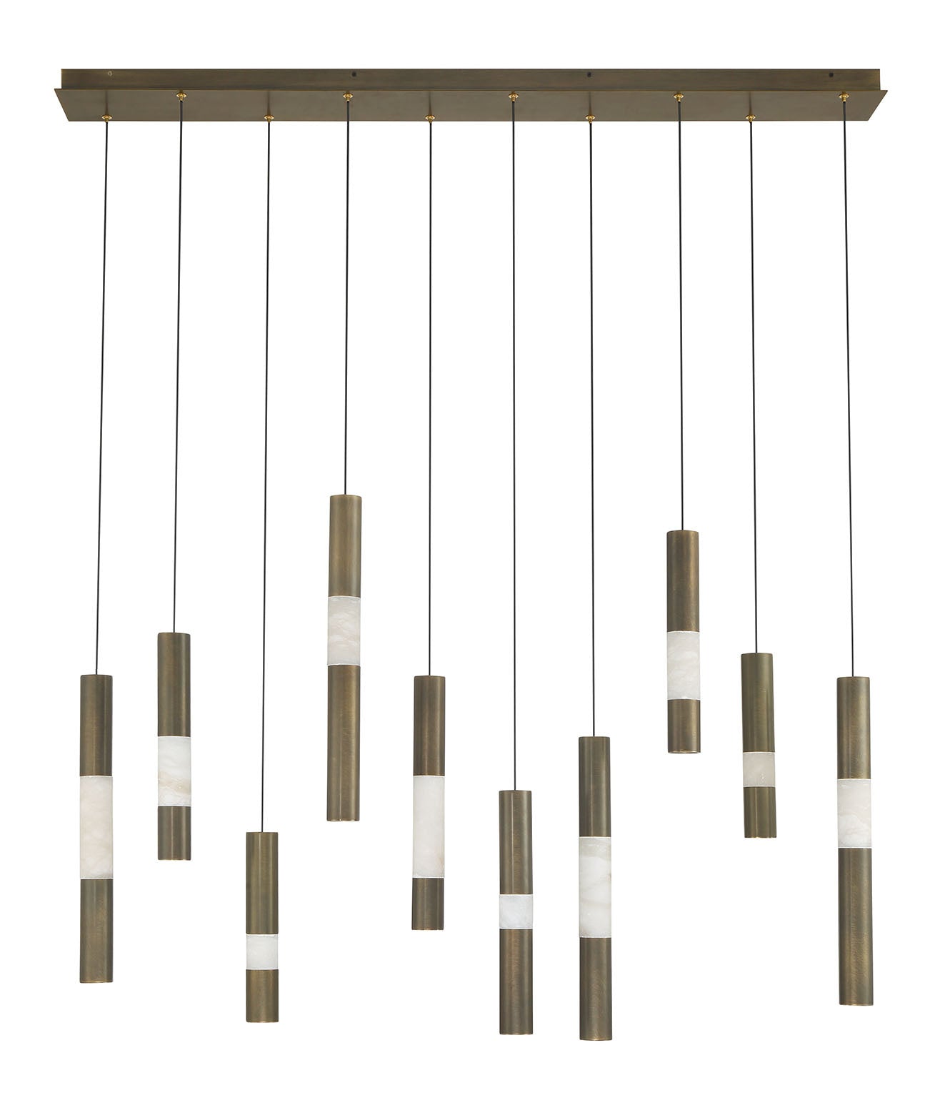Ronda 10-Light 50" Integrated LED Linear Chandelier