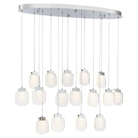 Paget 16-Light 44" Integrated LED Multi Drop Chandelier