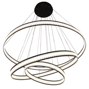 Forster 3-Tiers 3-Light 60" Integrated LED Grand Chandelier