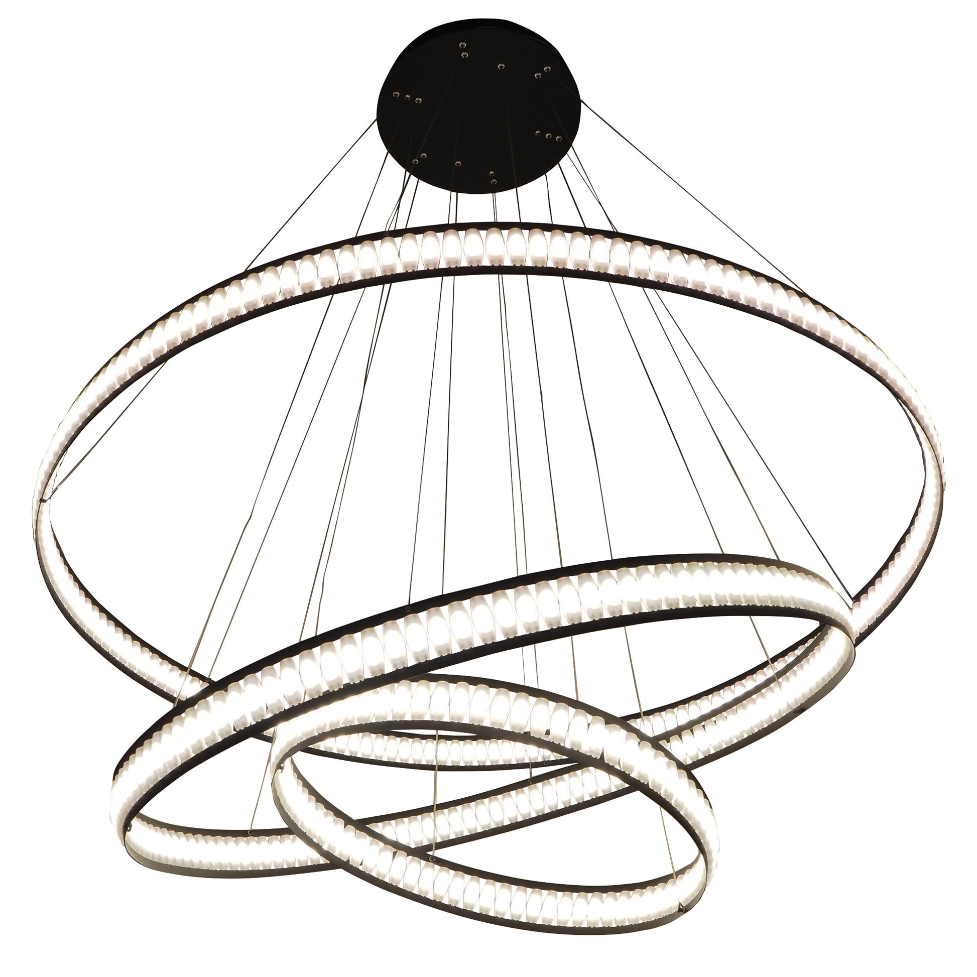 Forster 3-Tiers 3-Light 60" Integrated LED Grand Chandelier