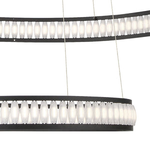 Forster 3-Tiers 3-Light 60" Integrated LED Grand Chandelier