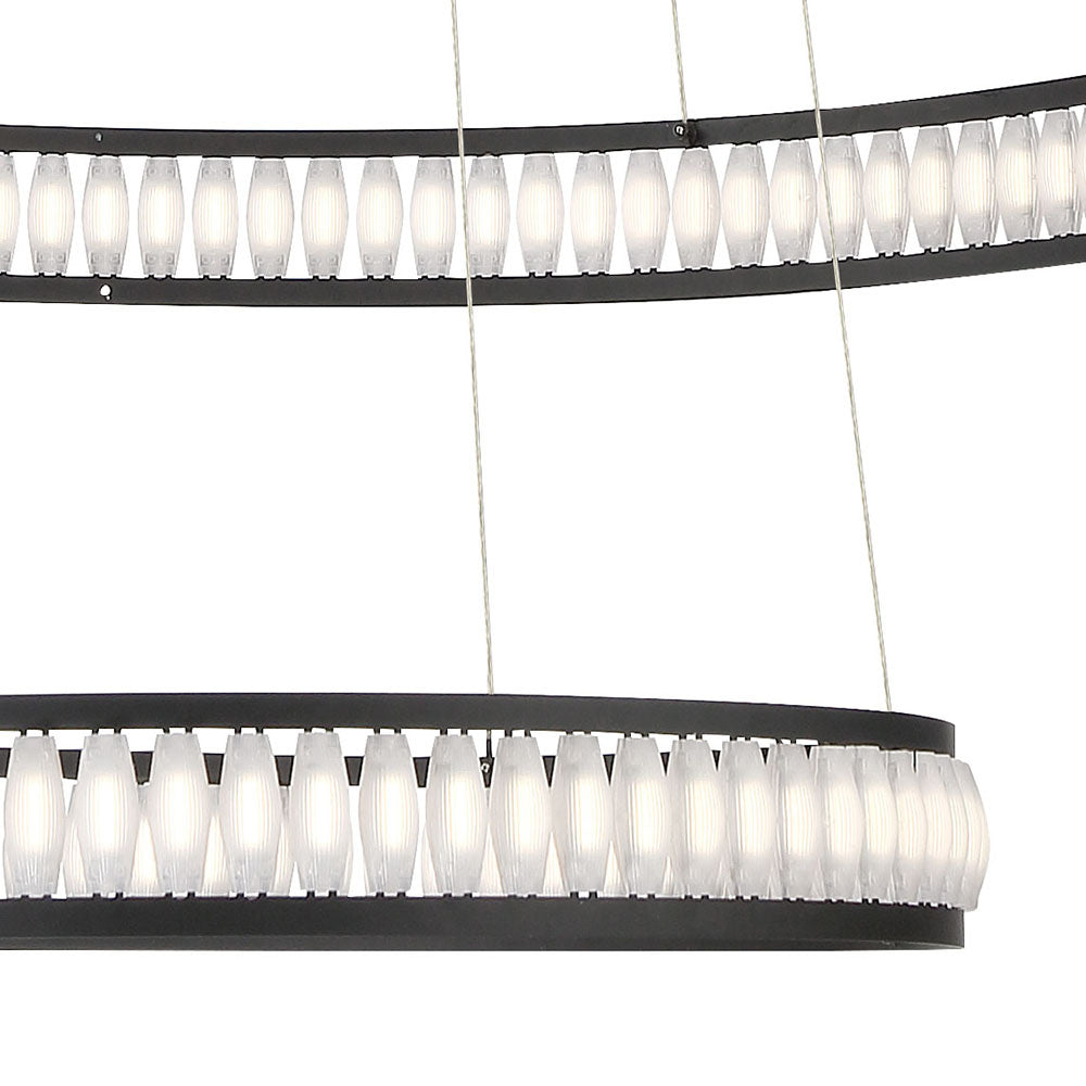 Forster 3-Tiers 3-Light 60" Integrated LED Grand Chandelier