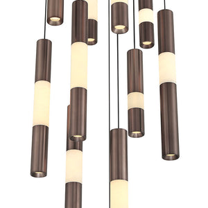 Ronda 11-Light 20" Integrated LED Multi Drop Chandelier