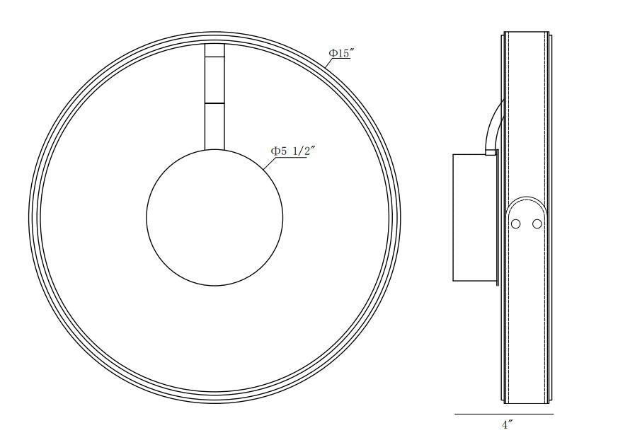 Verdura 15" Integrated LED Flush Mount