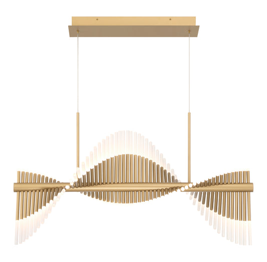 Voltik 60-Light 40" Integrated LED Linear Chandelier