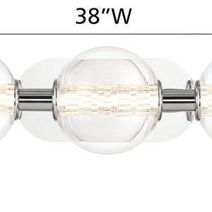 Atomo 5-Light 38" Integrated LED Vanity
