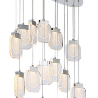Paget 16-Light 44" Integrated LED Multi Drop Chandelier