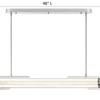 Espada 48" Integrated LED Linear Chandelier