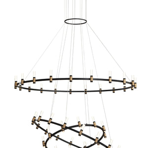 Albany 3-Tiers 51-Light 60" Integrated LED Grand Chandelier